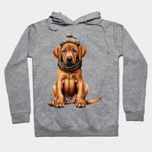 Winter Rhodesian Ridgeback Dog Hoodie